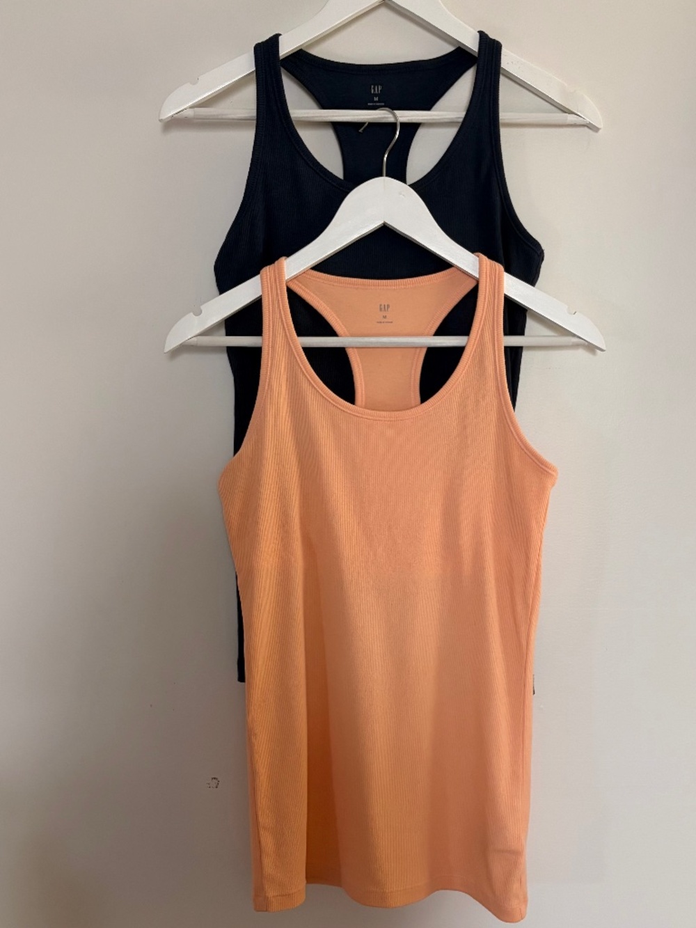 Duo of Gap biker back camisoles -NWOT